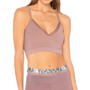 Track & Bliss Daydream Sports Bra in Taupe XS